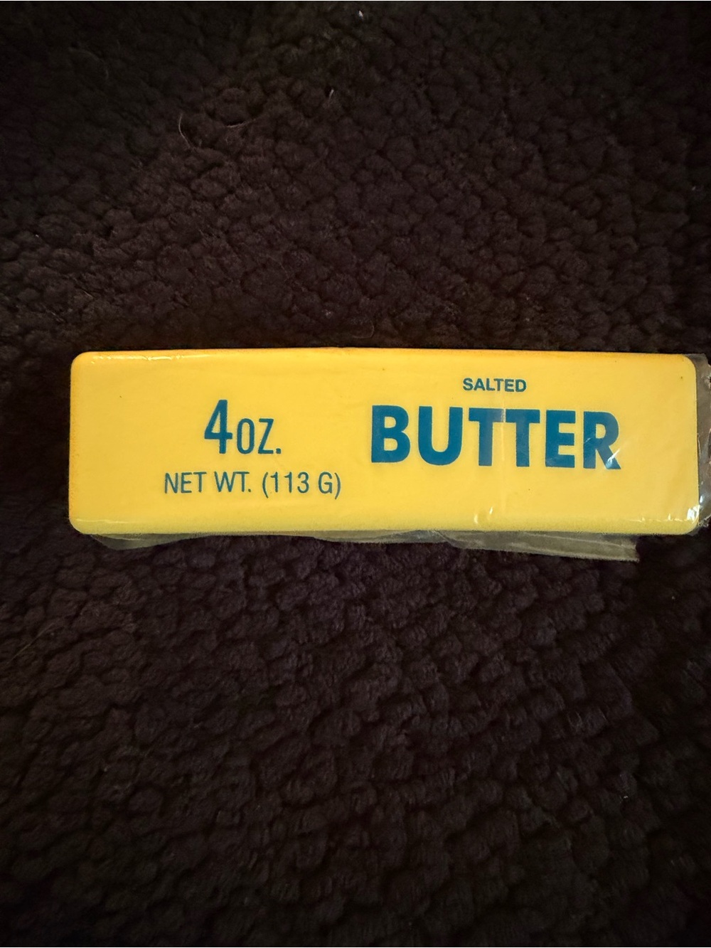 Salted Butter 4 oz Stick - Yellow Packaging Stress Squeeze Stick